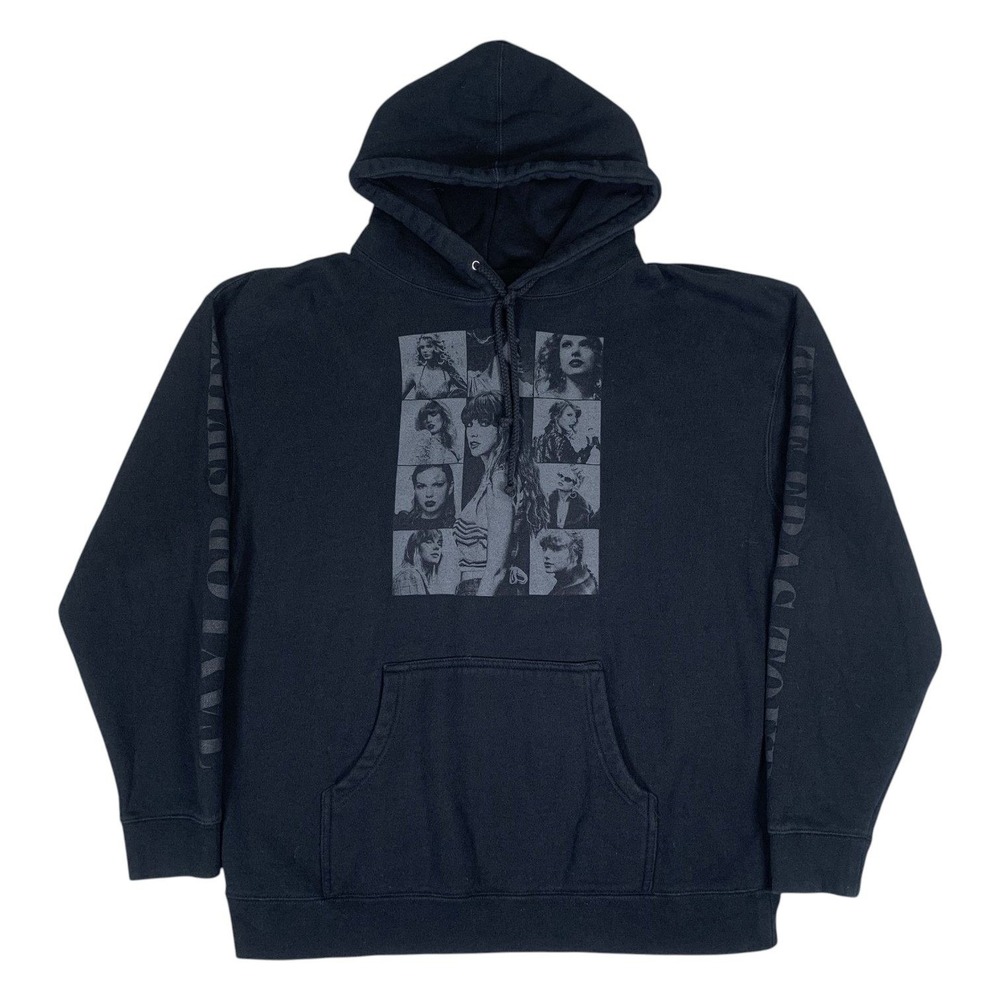 Taylor Swift Hoodie Unisex XL Black The Eras Tour Concert Merch